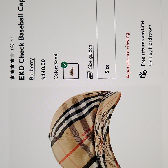 EKD Archive Burberry Baseball Cap - Picture 8 of 8
